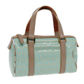 FENDI Hand Bag Enamel Peppermint Gold ti1934