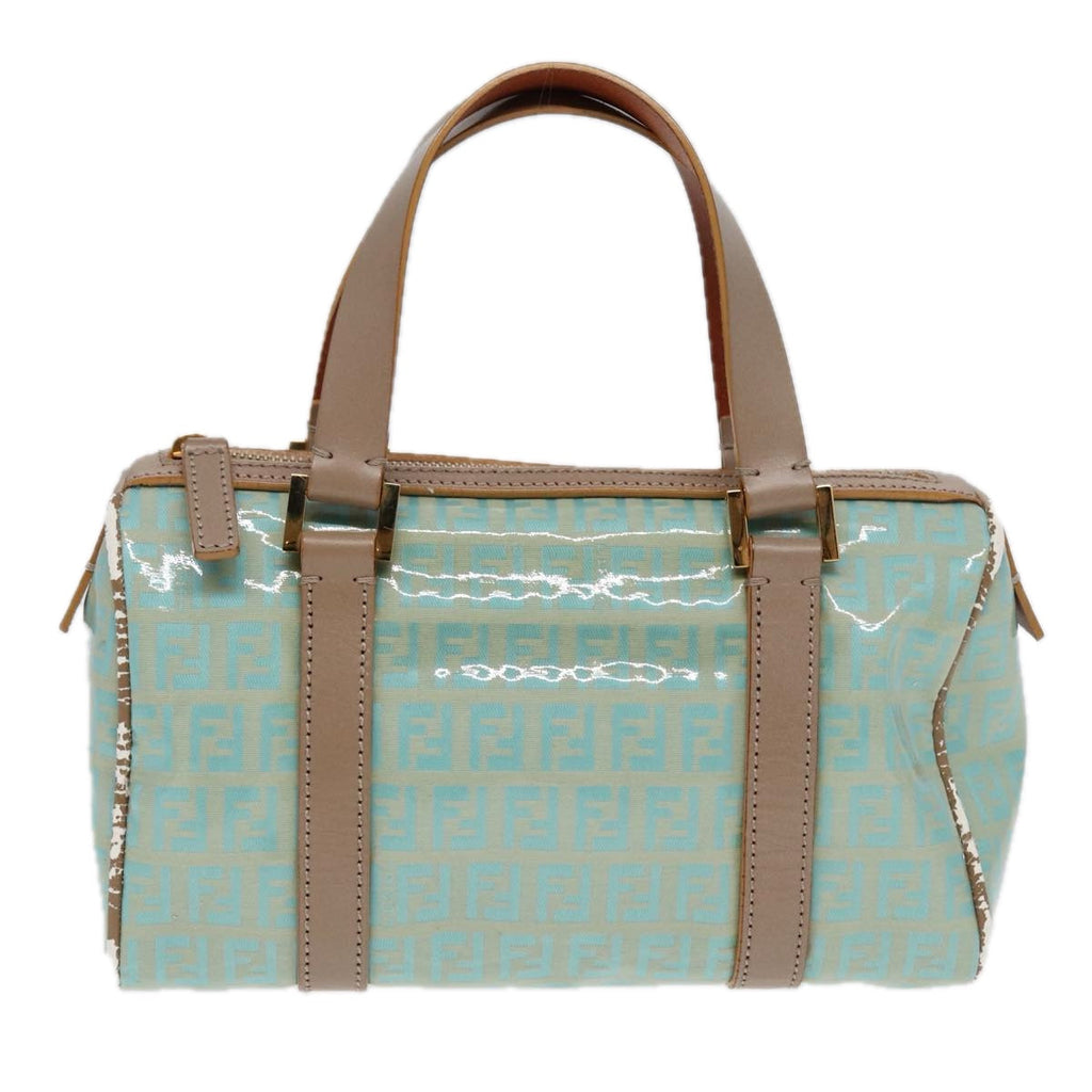 FENDI Hand Bag Enamel Peppermint Gold ti1934