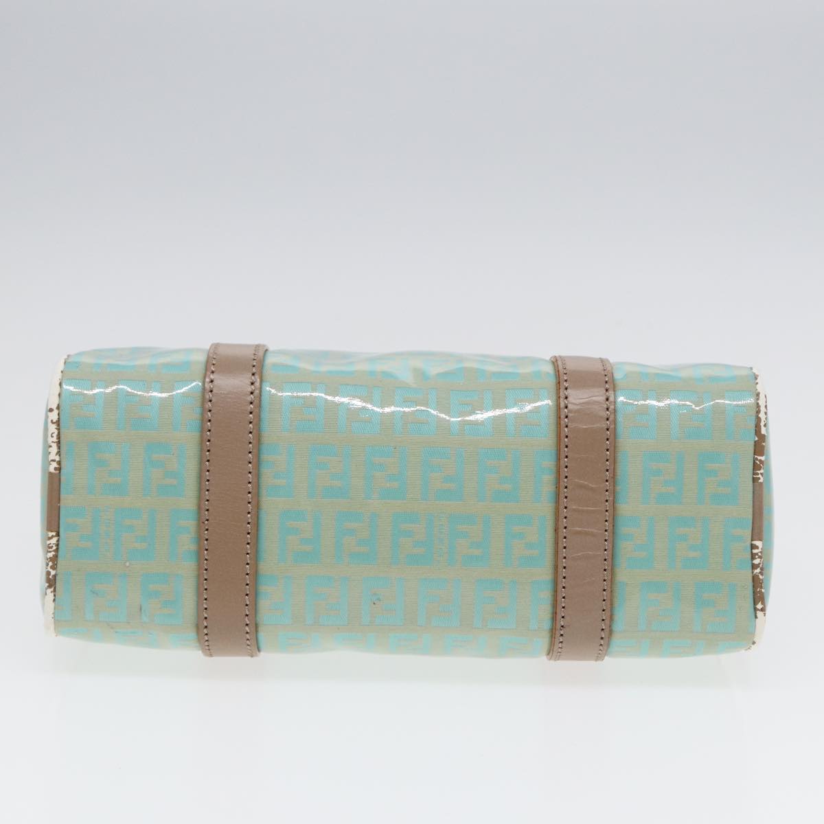 FENDI Hand Bag Enamel Peppermint Gold ti1934