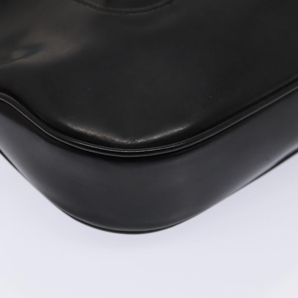 GUCCI Shoulder Bag Patent leather Black Gold 001 4149 ti1936