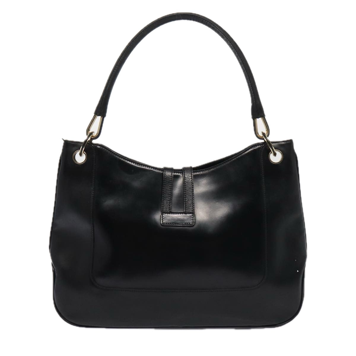 GUCCI Shoulder Bag Patent leather Black Gold 001 4149 ti1936