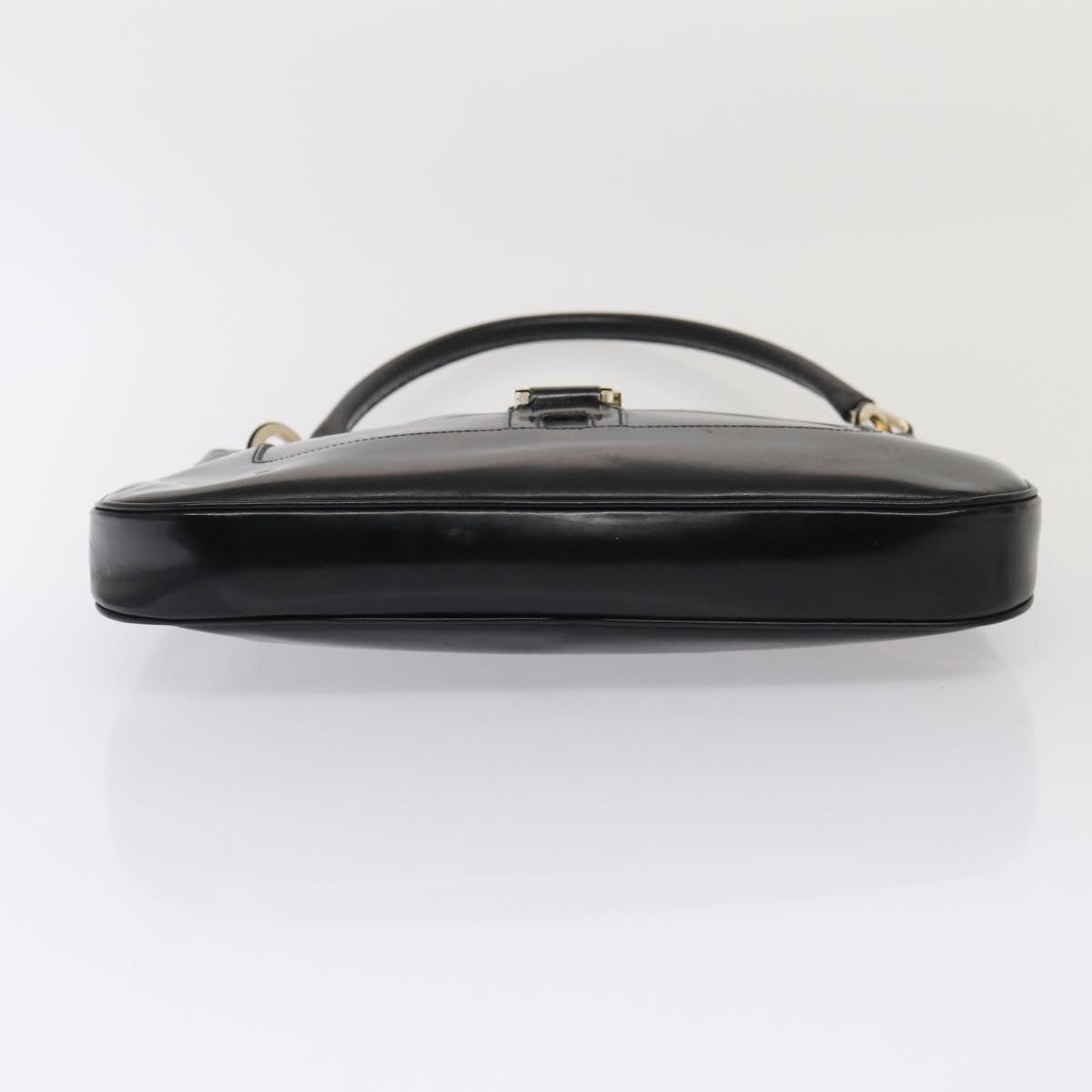 GUCCI Shoulder Bag Patent leather Black Gold 001 4149 ti1936