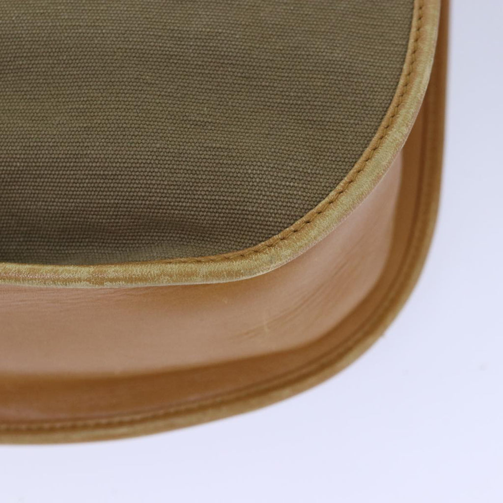 GUCCI Hand Bag Canvas Leather Beige 110295 ti1937