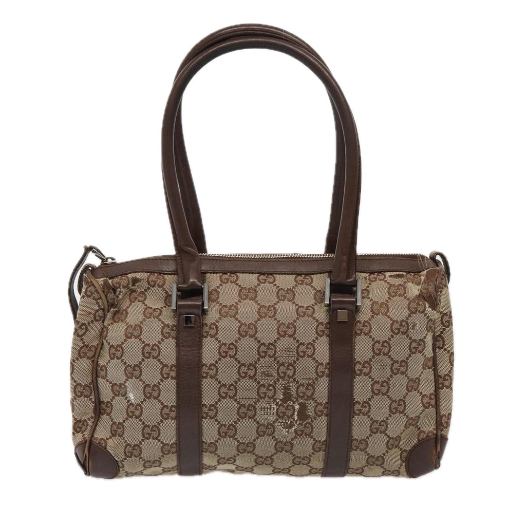 GUCCI GG Canvas Shoulder Bag 2Set Beige Black ti1941