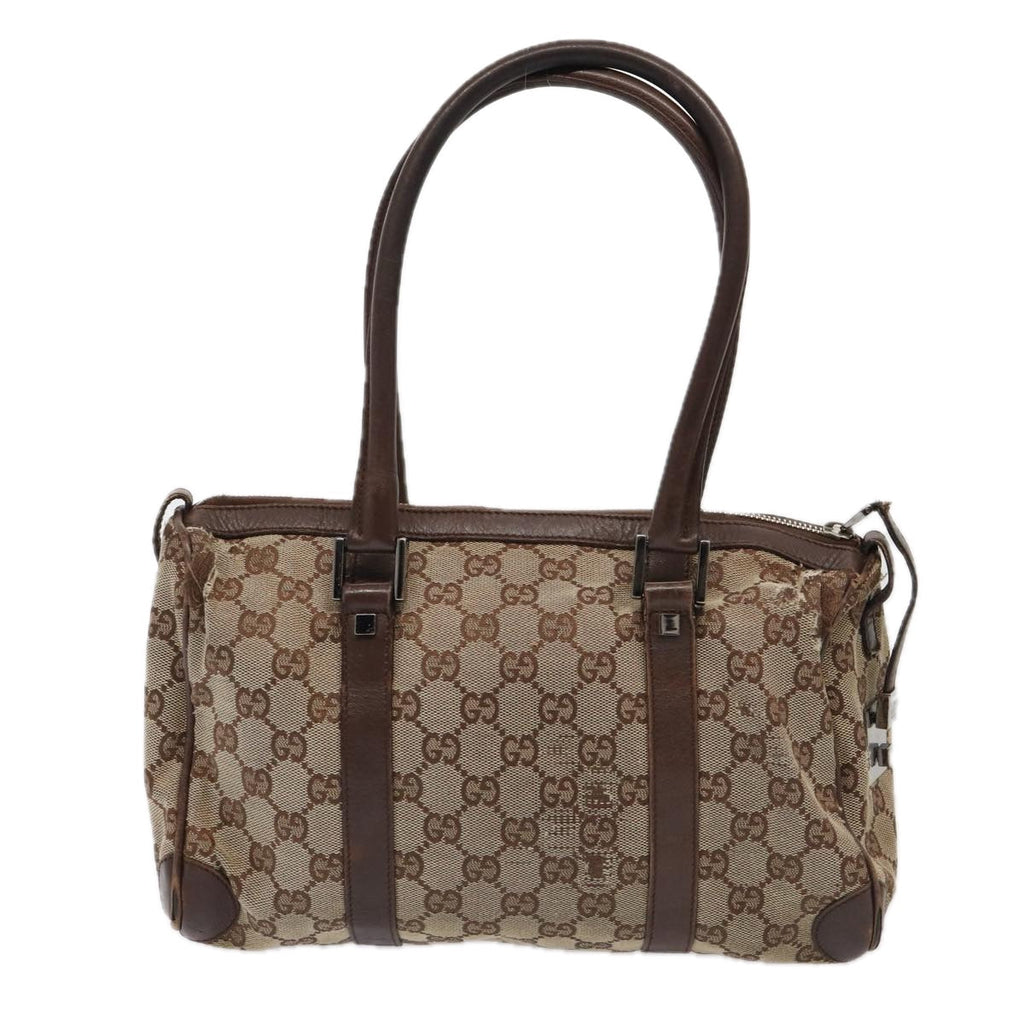 GUCCI GG Canvas Shoulder Bag 2Set Beige Black ti1941