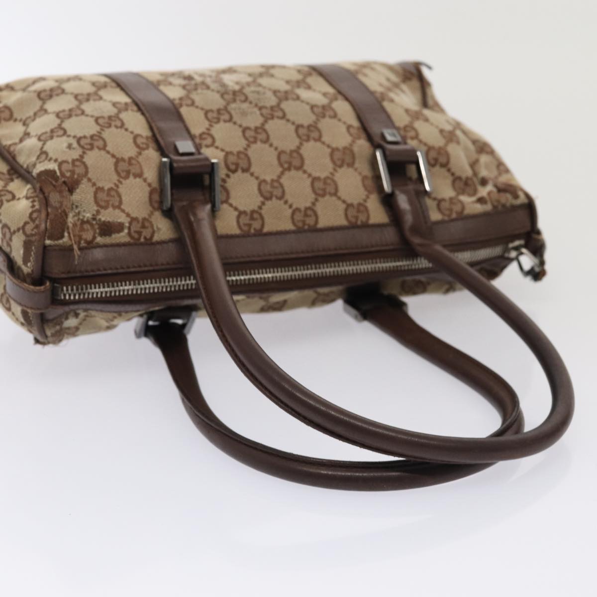 GUCCI GG Canvas Shoulder Bag 2Set Beige Black ti1941