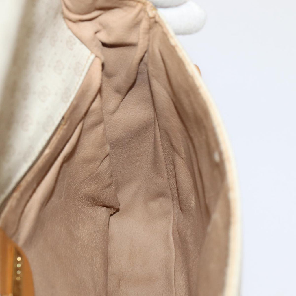 GUCCI GG Supreme Shoulder Bag PVC Leather Beige gold 001 106 0185 ti1955