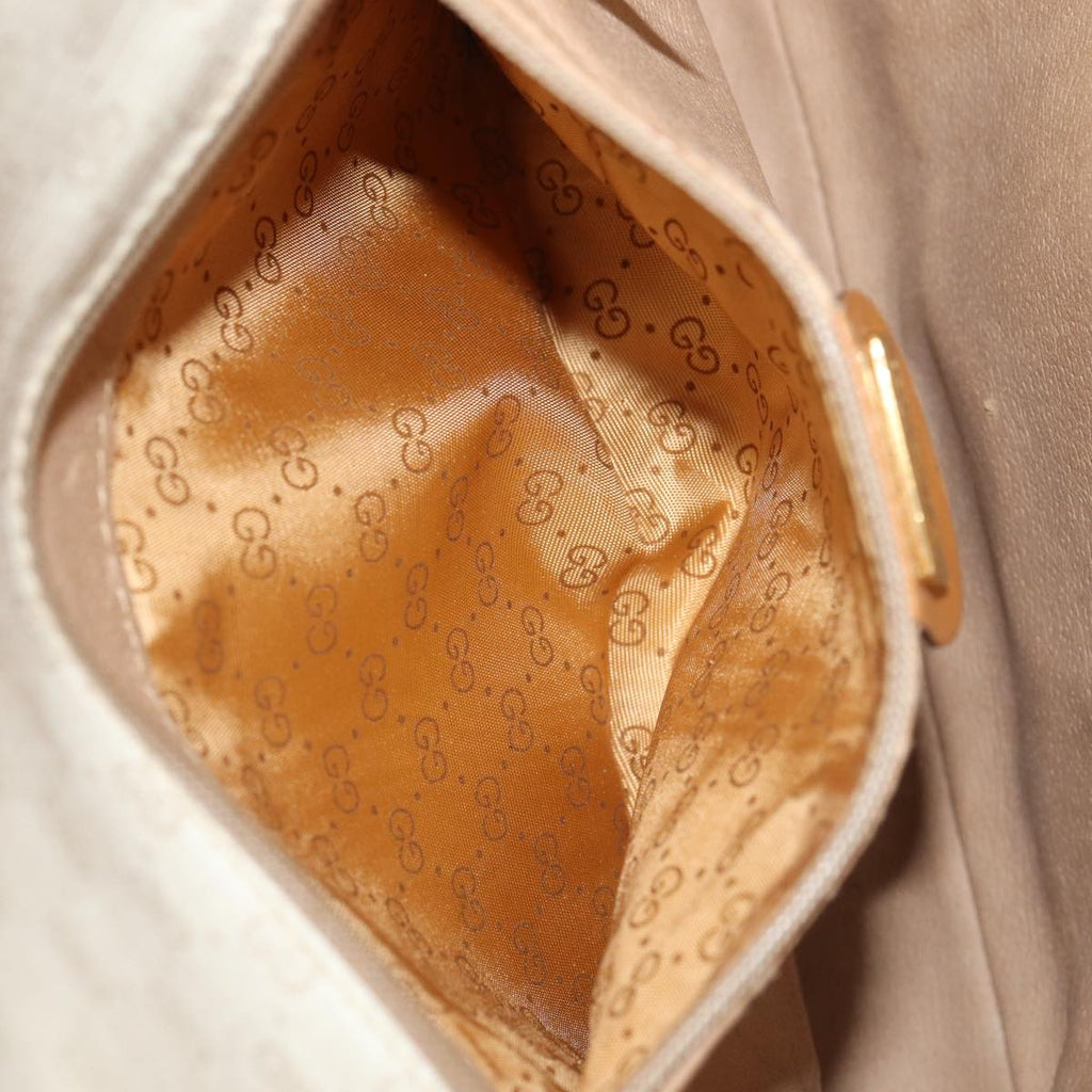 GUCCI GG Supreme Shoulder Bag PVC Leather Beige gold 001 106 0185 ti1955