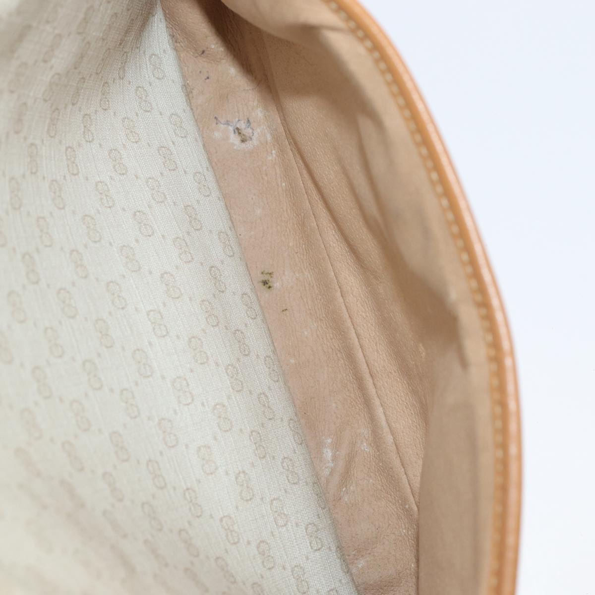 GUCCI GG Supreme Shoulder Bag PVC Leather Beige gold 001 106 0185 ti1955