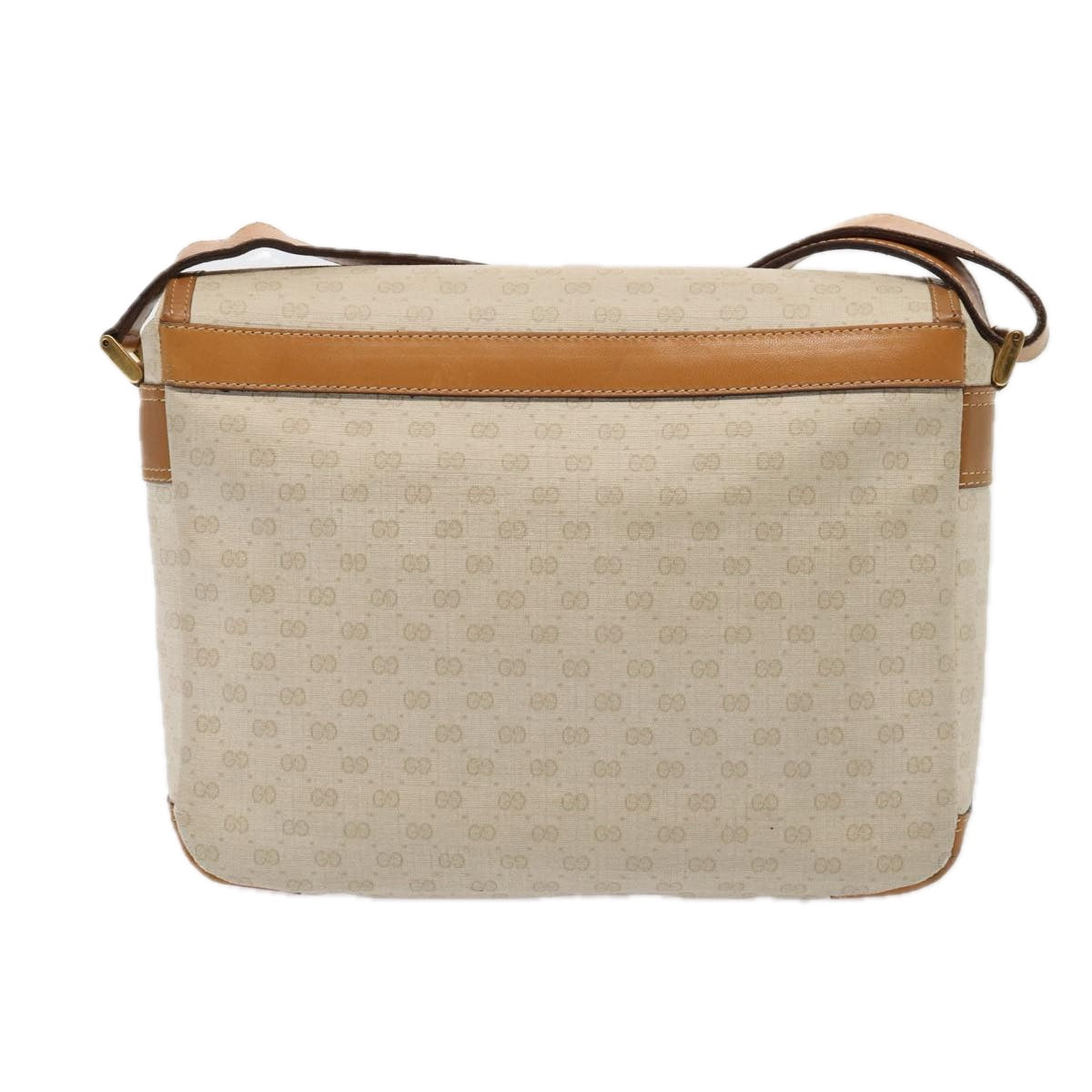 GUCCI GG Supreme Shoulder Bag PVC Leather Beige gold 001 106 0185 ti1955