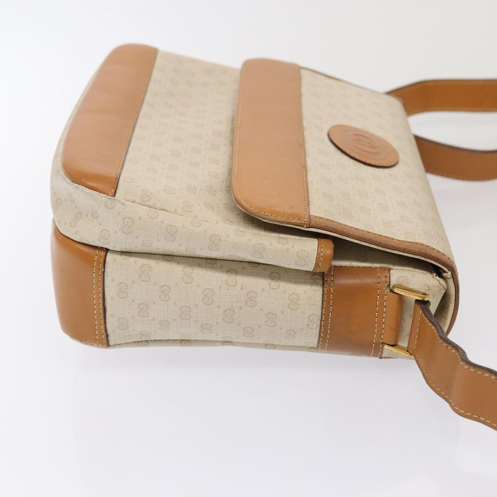 GUCCI GG Supreme Shoulder Bag PVC Leather Beige gold 001 106 0185 ti1955