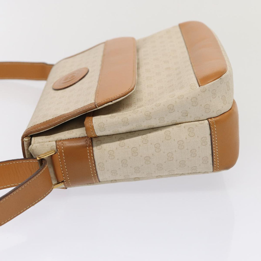 GUCCI GG Supreme Shoulder Bag PVC Leather Beige gold 001 106 0185 ti1955