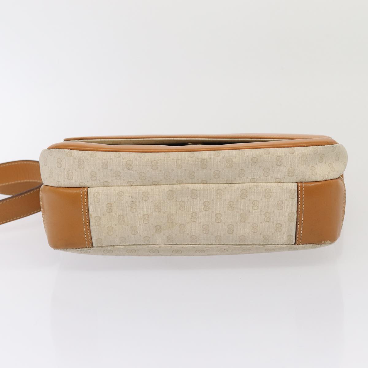 GUCCI GG Supreme Shoulder Bag PVC Leather Beige gold 001 106 0185 ti1955