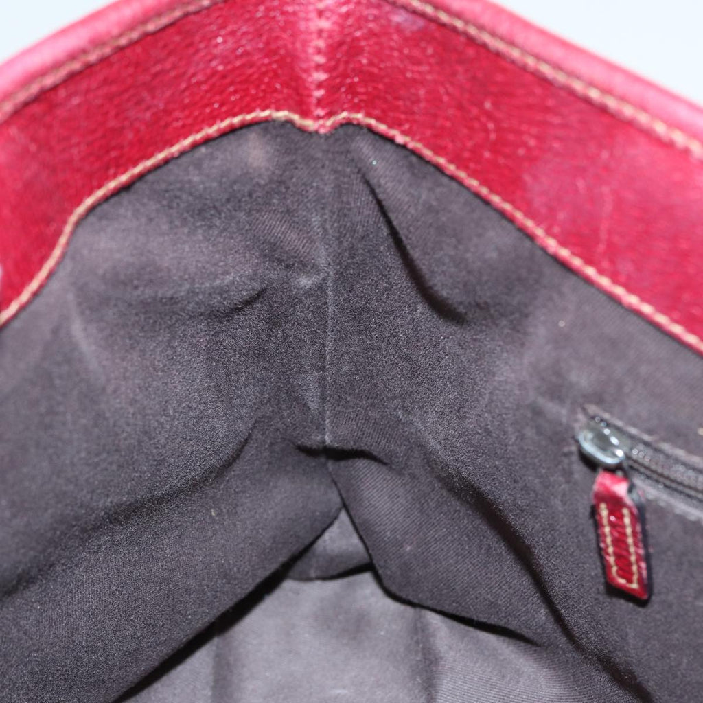GUCCI GG Canvas Tote Bag Beige Red 113015 ti1957