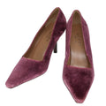 GUCCI pumps High heels Velor 37C Pink Beige ti1972