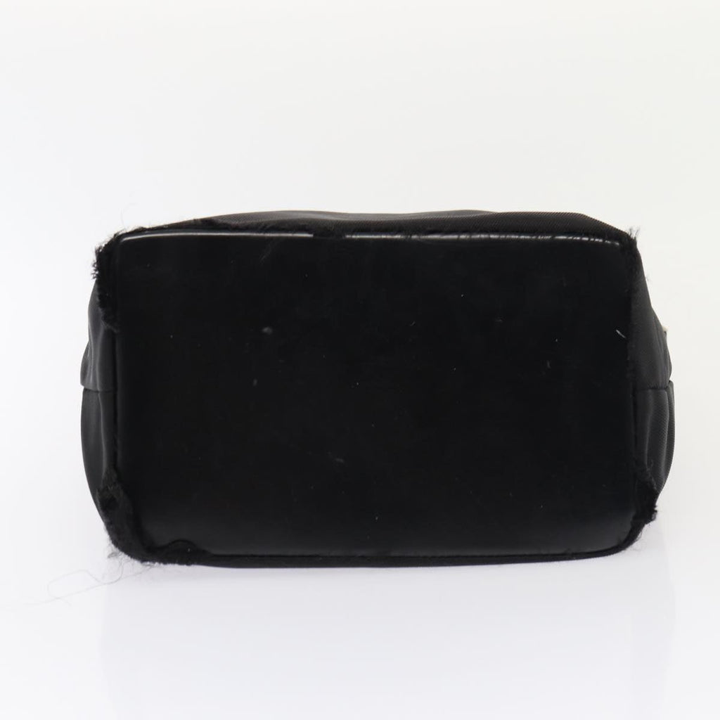 GUCCI Bamboo Hand Bag Nylon 2Set Black ti1978