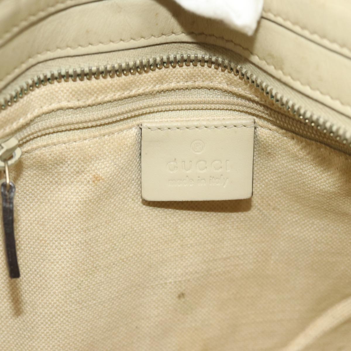 GUCCI GG Canvas Shoulder Bag Beige Gold 296834 ti1988