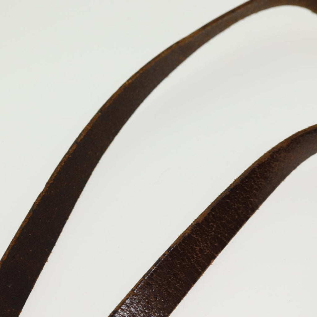 FENDI Zucca Canvas Tote Bag Brown Black Silver ti2007