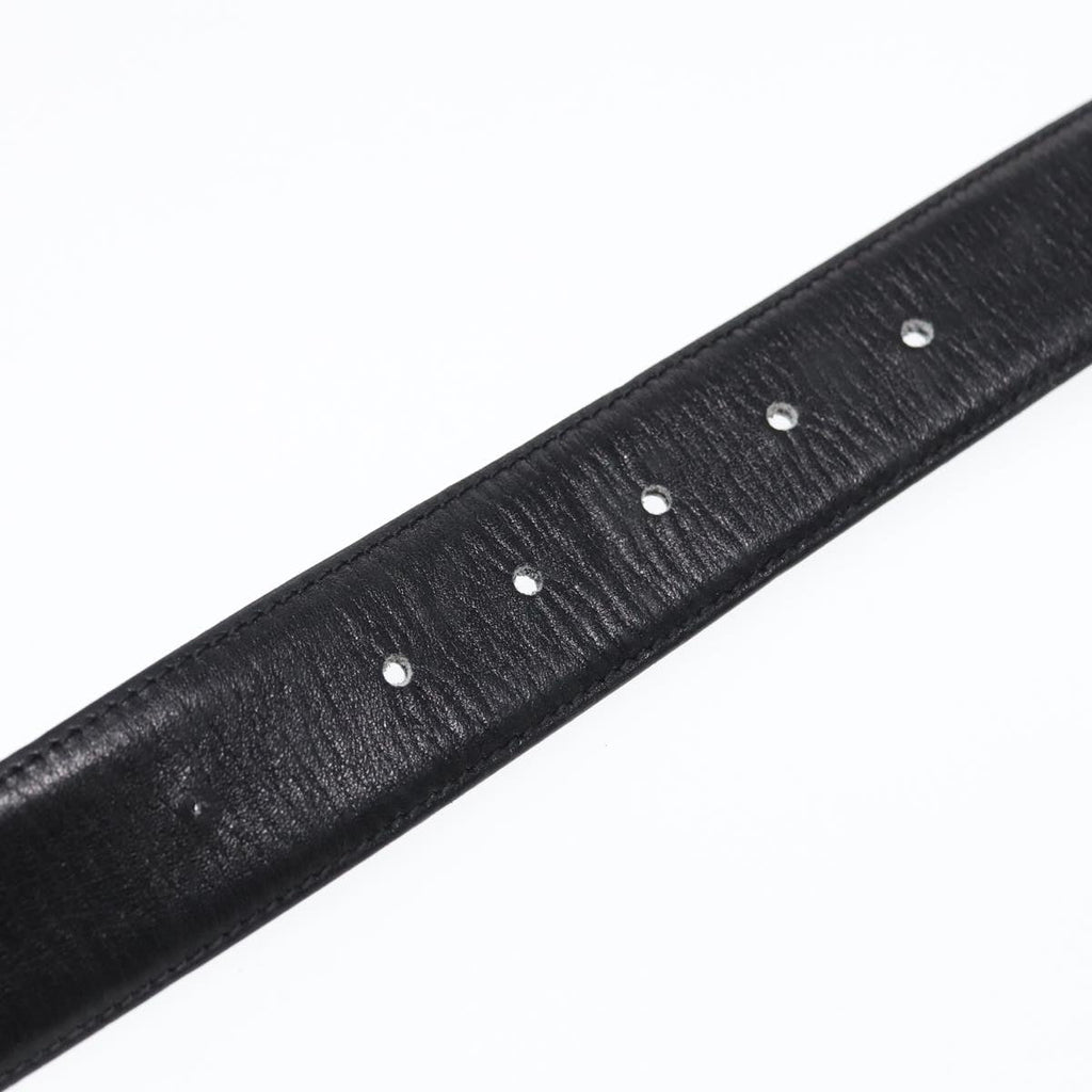 GUCCI Belt Leather 33.5"" Black ti2013