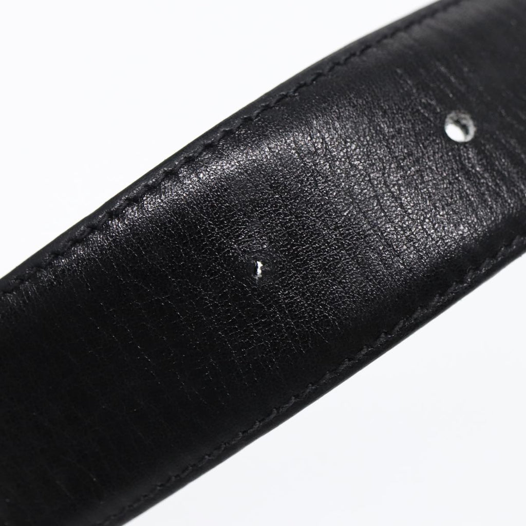 GUCCI Belt Leather 33.5"" Black ti2013