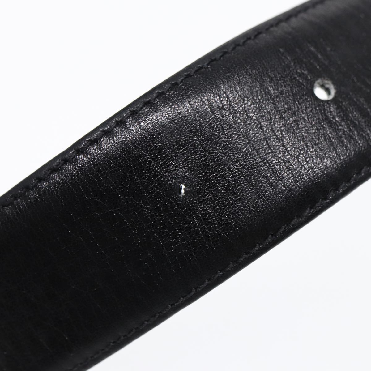 GUCCI Belt Leather 33.5"" Black ti2013