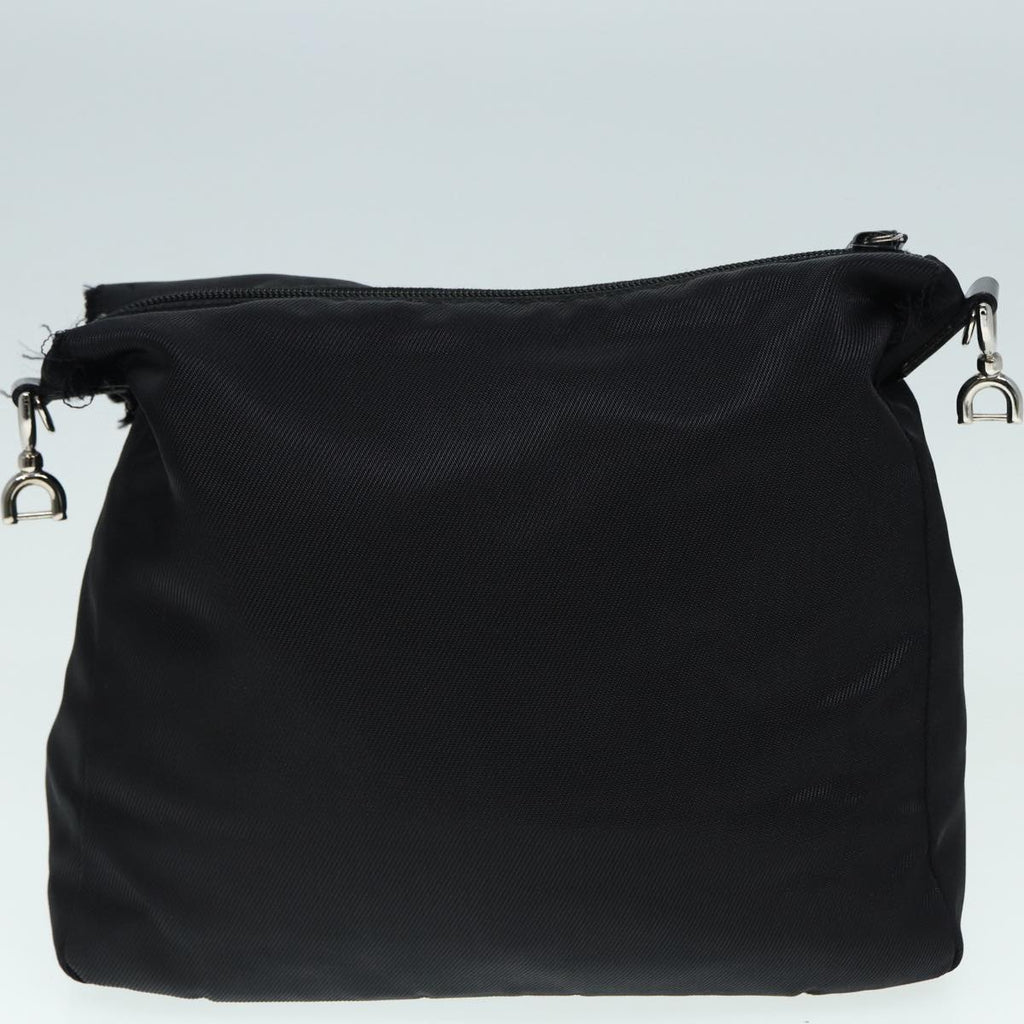 GUCCI Bamboo Shoulder Bag Nylon 2Set Brown Black ti2023