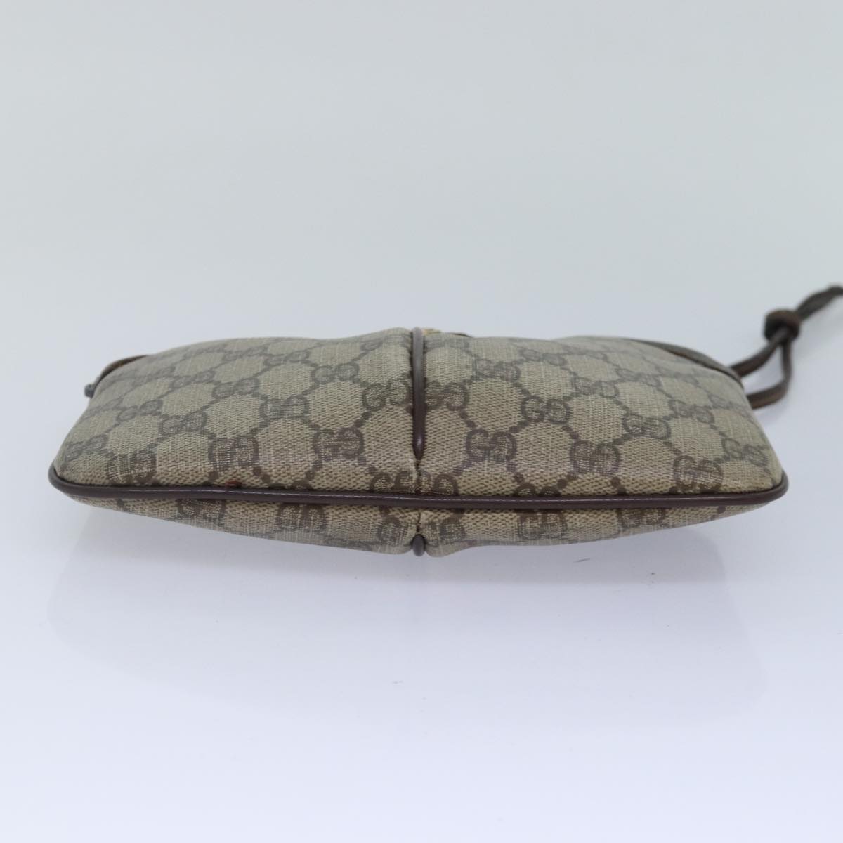 GUCCI GG Supreme Web Sherry Line Shoulder Bag PVC Beige 904 02 047 ti2026