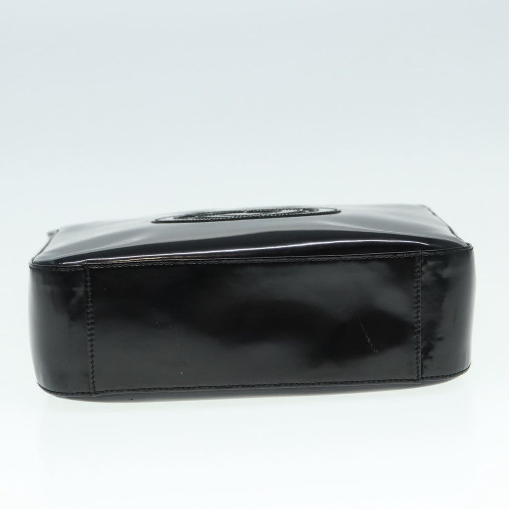 GUCCI Shoulder Bag Patent leather Black Silver 000 1186 0506 ti2031