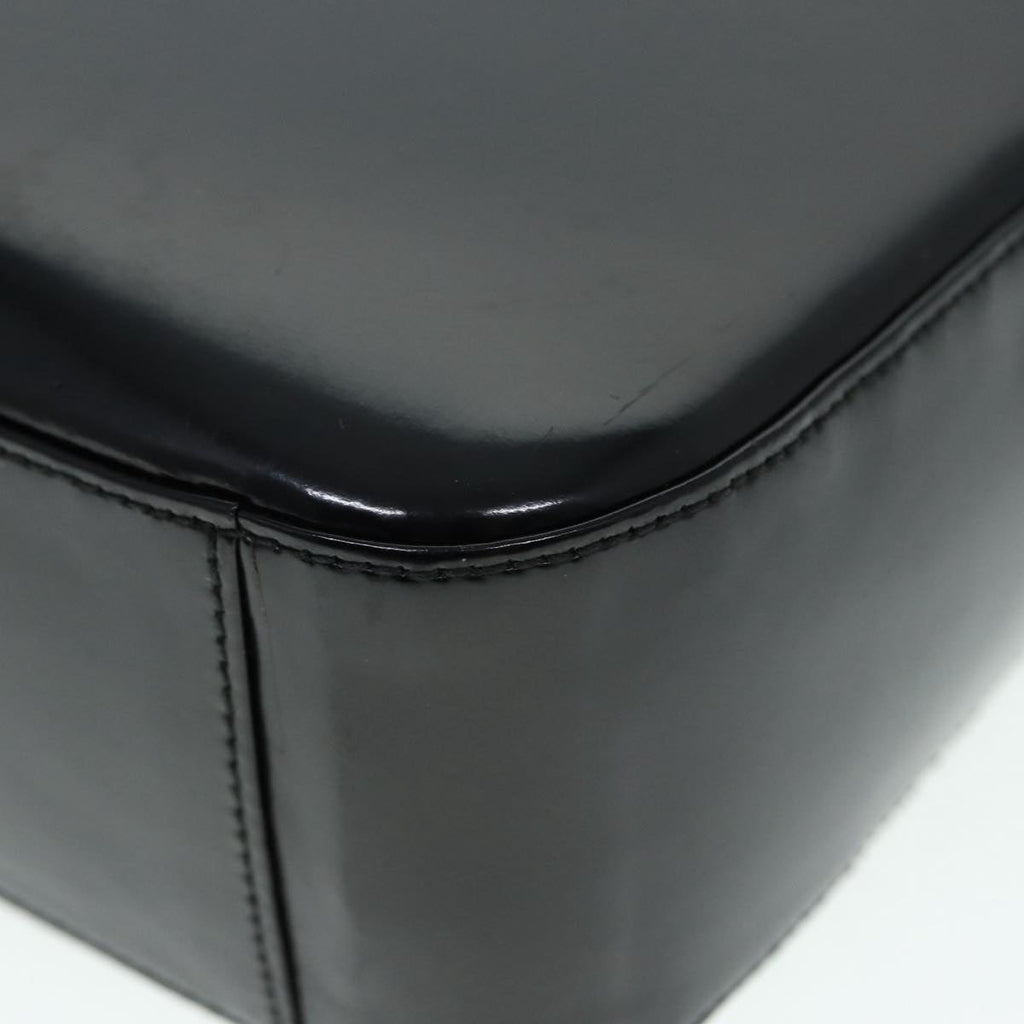 GUCCI Shoulder Bag Patent leather Black Silver 000 1186 0506 ti2031