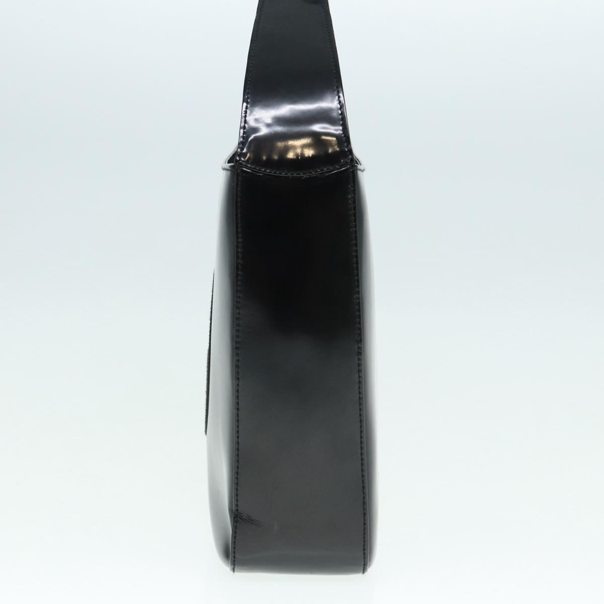GUCCI Shoulder Bag Patent leather Black Silver 000 1186 0506 ti2031