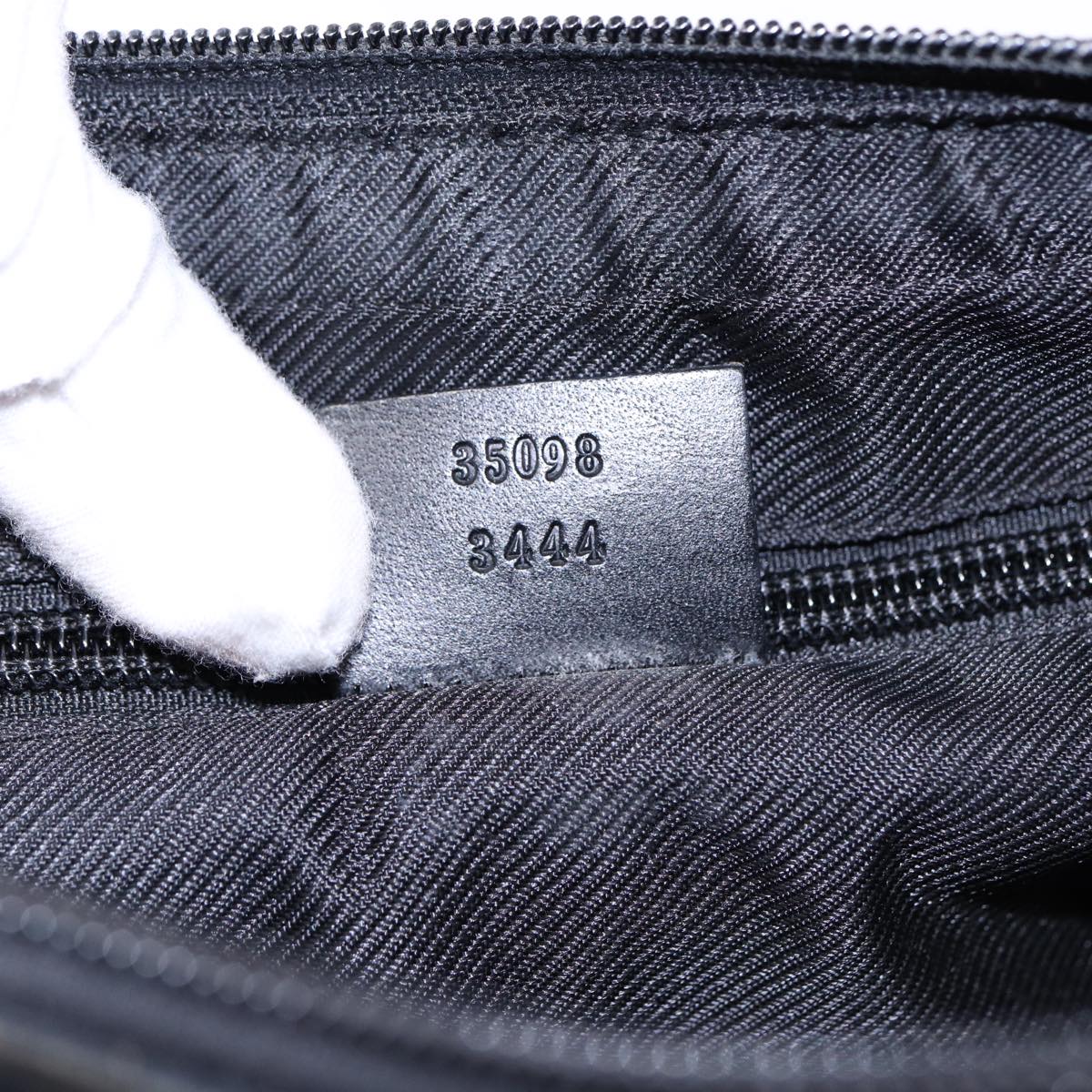 GUCCI GG Canvas Shoulder Bag Gray Silver 35098 ti2032