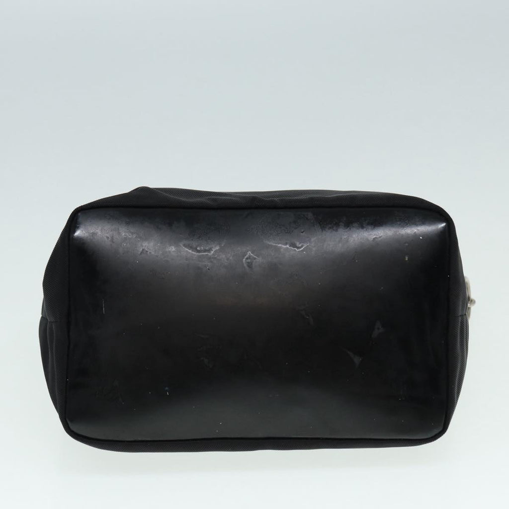 GUCCI Bamboo Shoulder Bag Nylon Black Silver 000 1998 0531 ti2037