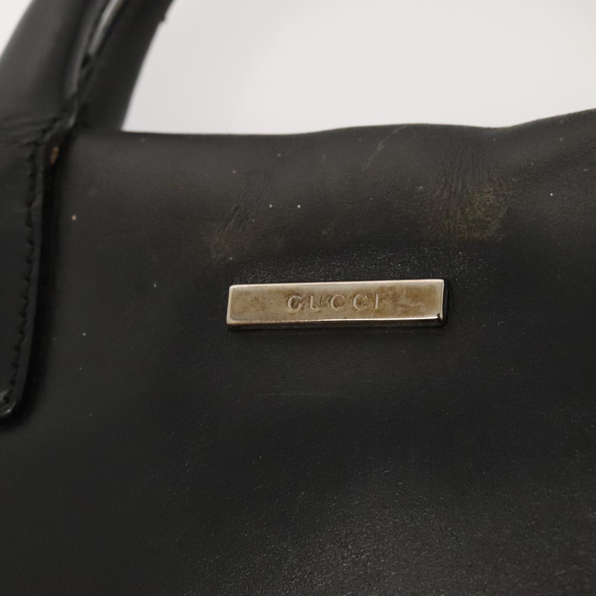 GUCCI Garment Cover Nylon Black Silver ti2059