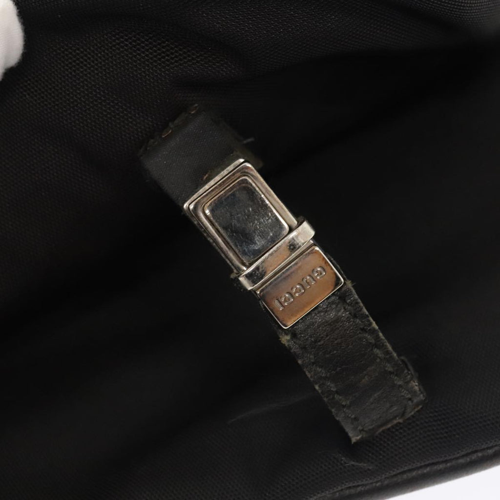 GUCCI Garment Cover Nylon Black Silver ti2059