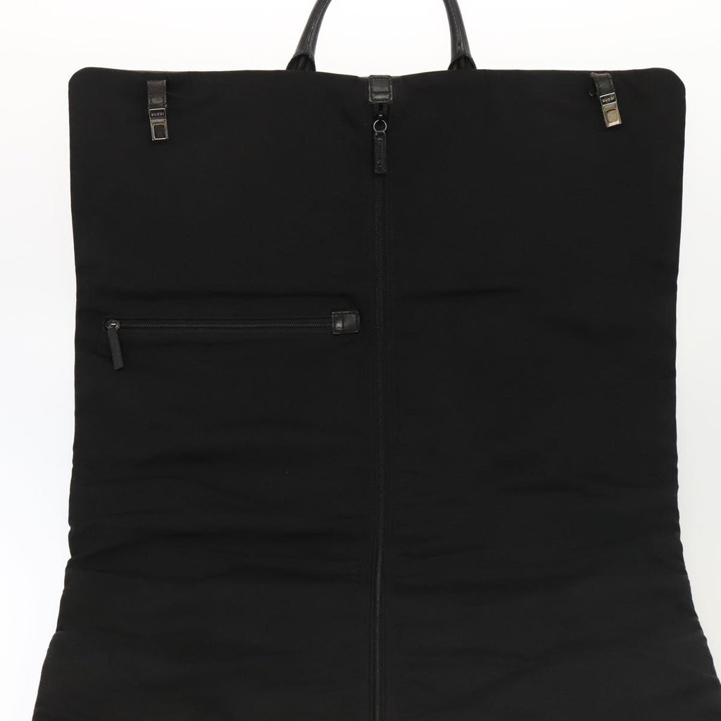 GUCCI Garment Cover Nylon Black Silver ti2059