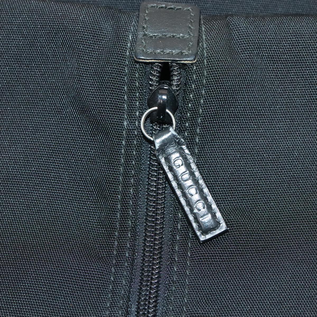 GUCCI Garment Cover Nylon Black Silver ti2059