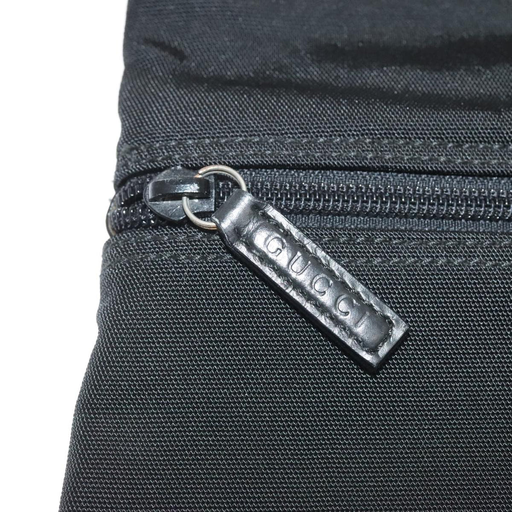 GUCCI Garment Cover Nylon Black Silver ti2059