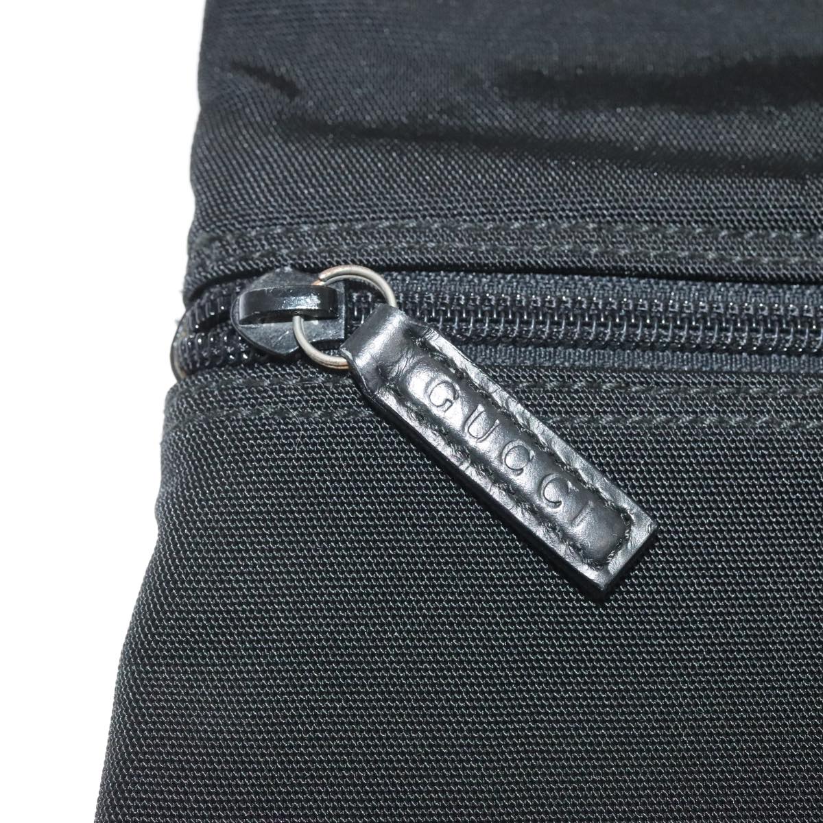 GUCCI Garment Cover Nylon Black Silver ti2059