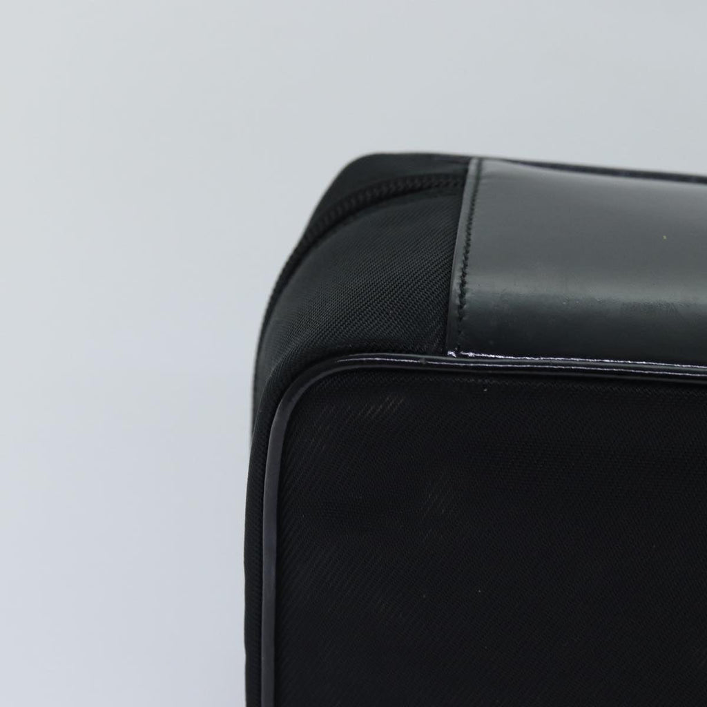 GUCCI Vanity Bamboo Pouch Nylon Black Silver 032 1956 0150 ti2061