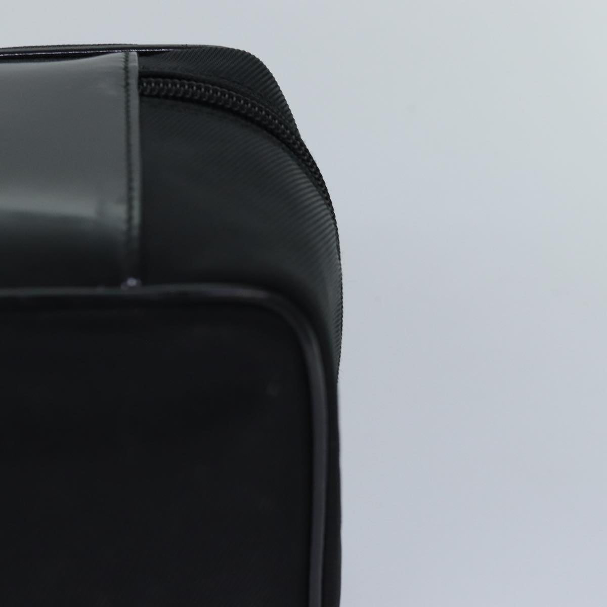 GUCCI Vanity Bamboo Pouch Nylon Black Silver 032 1956 0150 ti2061