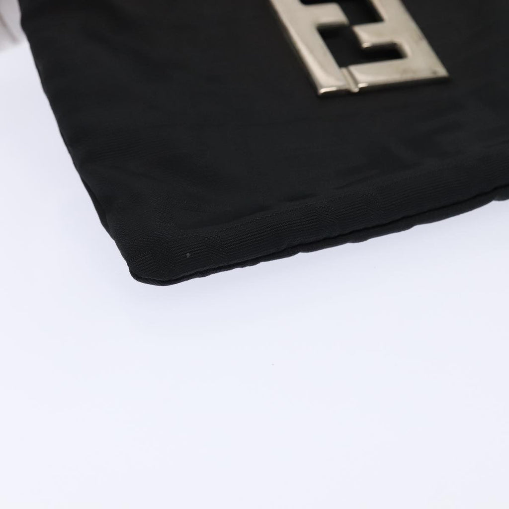 FENDI Zucca Canvas Shoulder Bag Nylon Black ti2102
