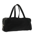FENDI Hand Bag Cotton Nylon Black Silver ti2136