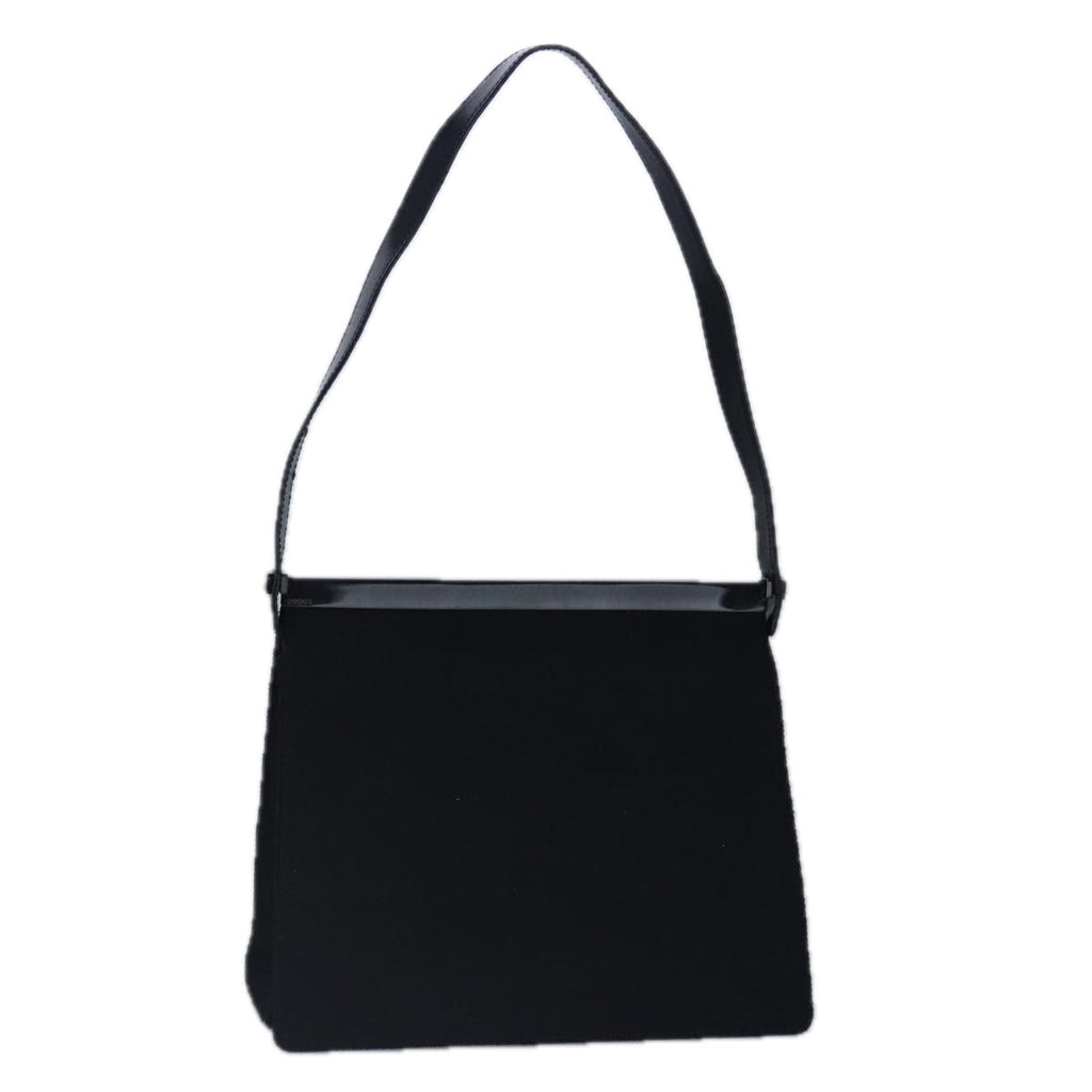 GUCCI Shoulder Bag Nylon Black Gold ti2230