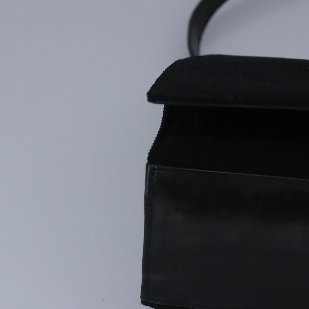 GUCCI Shoulder Bag Nylon Black Gold ti2230