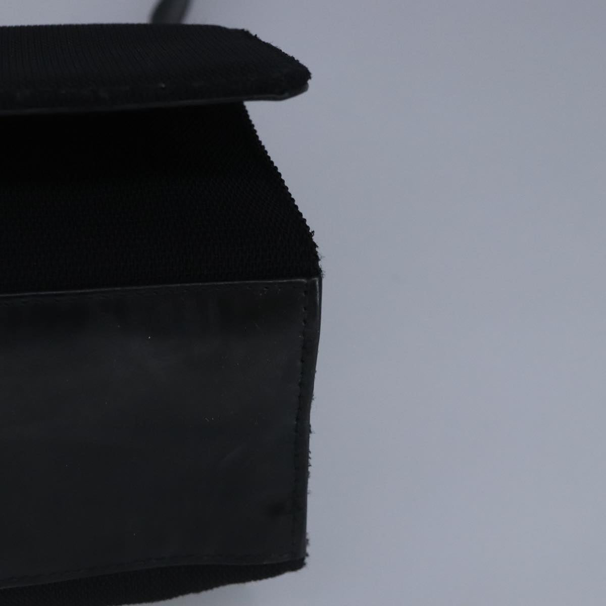 GUCCI Shoulder Bag Nylon Black Gold ti2230