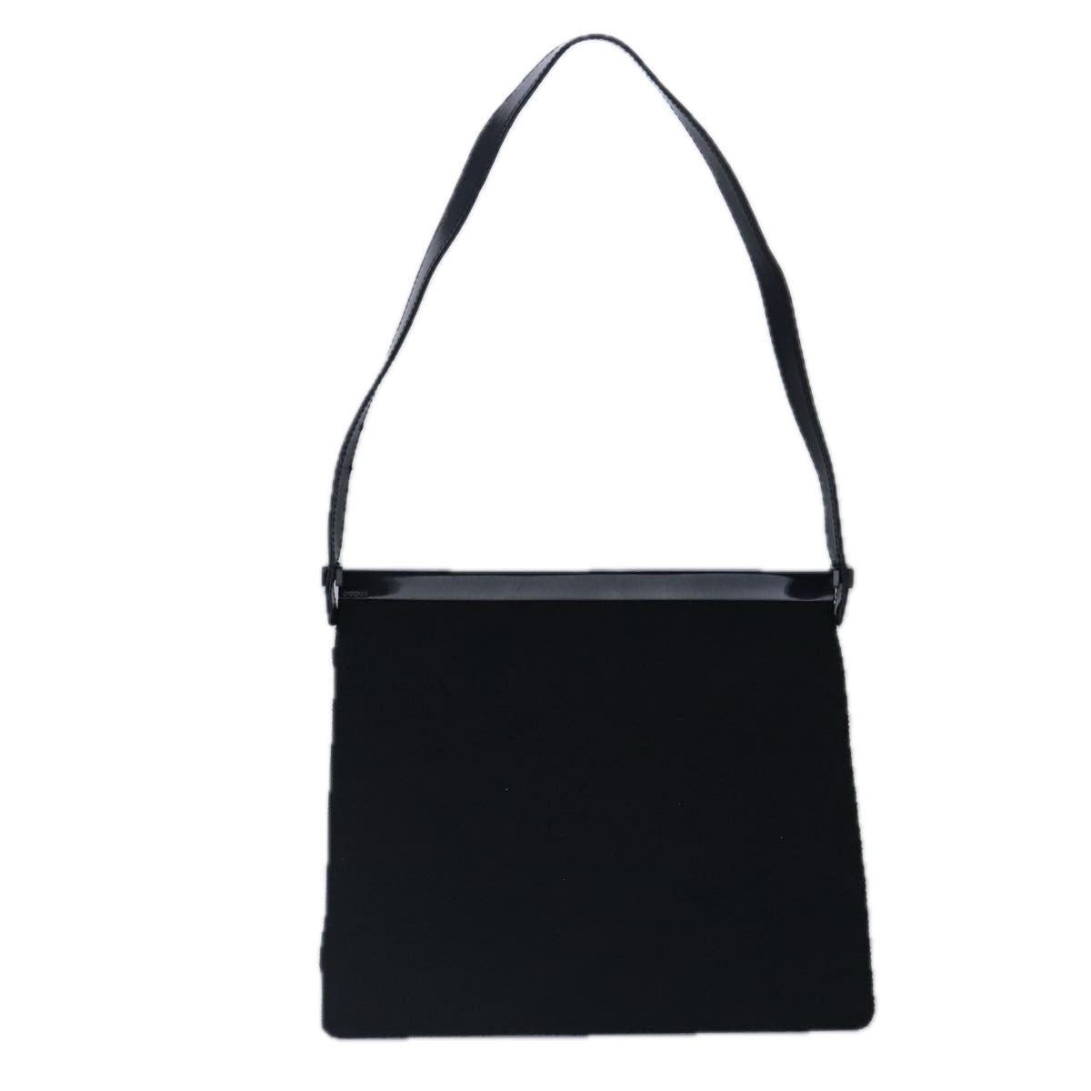 GUCCI Shoulder Bag Nylon Black Gold ti2230