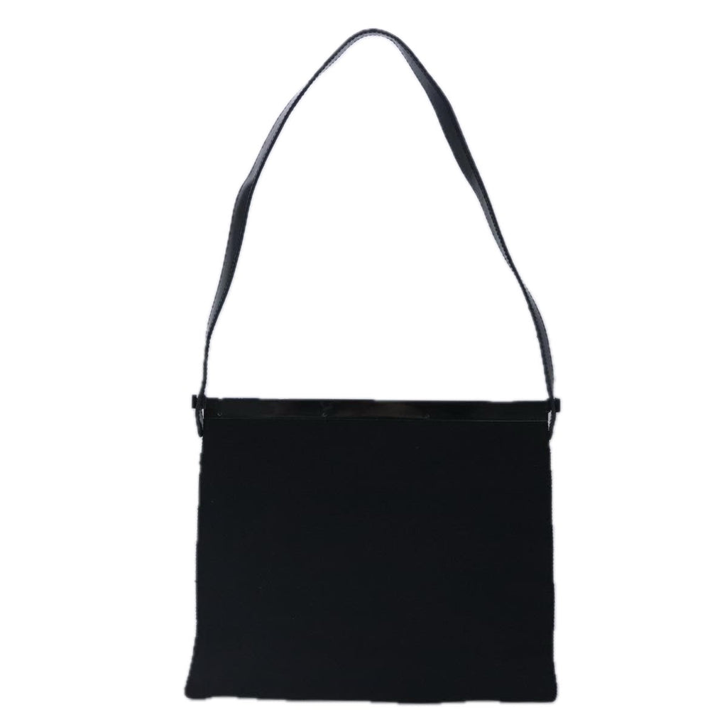GUCCI Shoulder Bag Nylon Black Gold ti2230