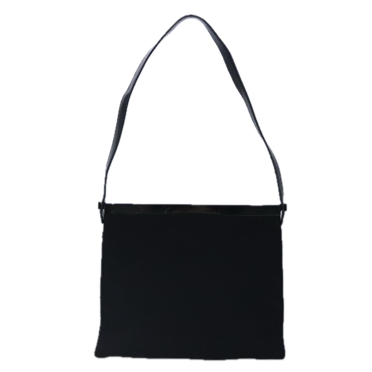 GUCCI Shoulder Bag Nylon Black Gold ti2230