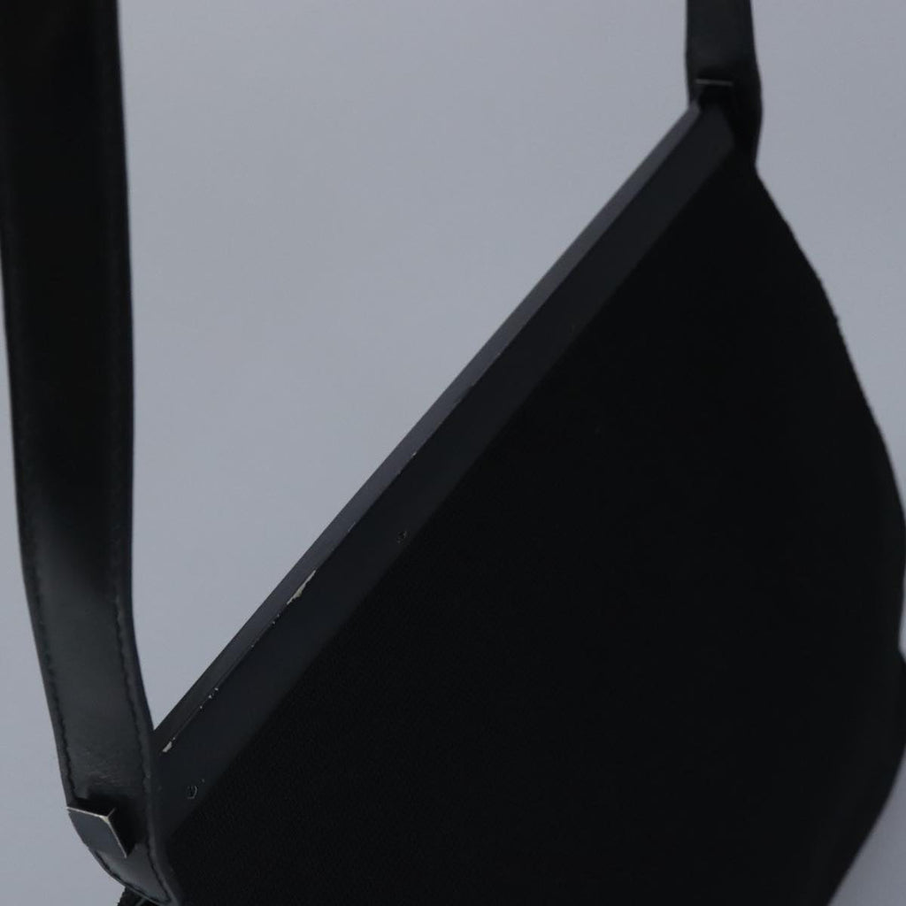 GUCCI Shoulder Bag Nylon Black Gold ti2230