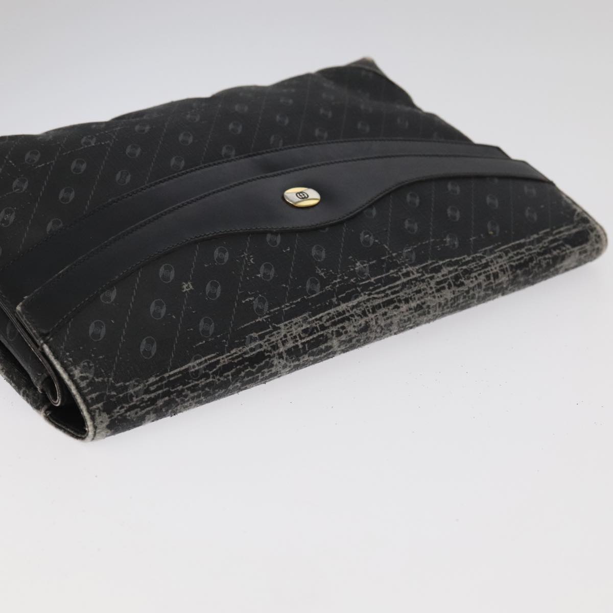 FENDI GUCCI Burberry Zucchino Bag Canvas PVC Enamel 3Set Black Brown ti2285